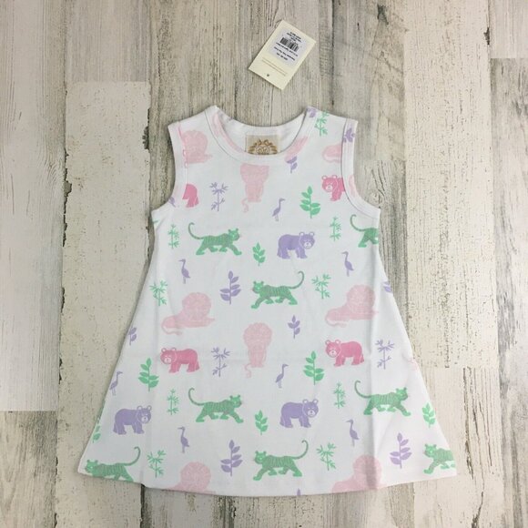 The Beaufort Bonnet Company Other - The Beaufort Bonnet Company Polly Play Dress Lions Tigers & Bears 18 to 24 M NWT